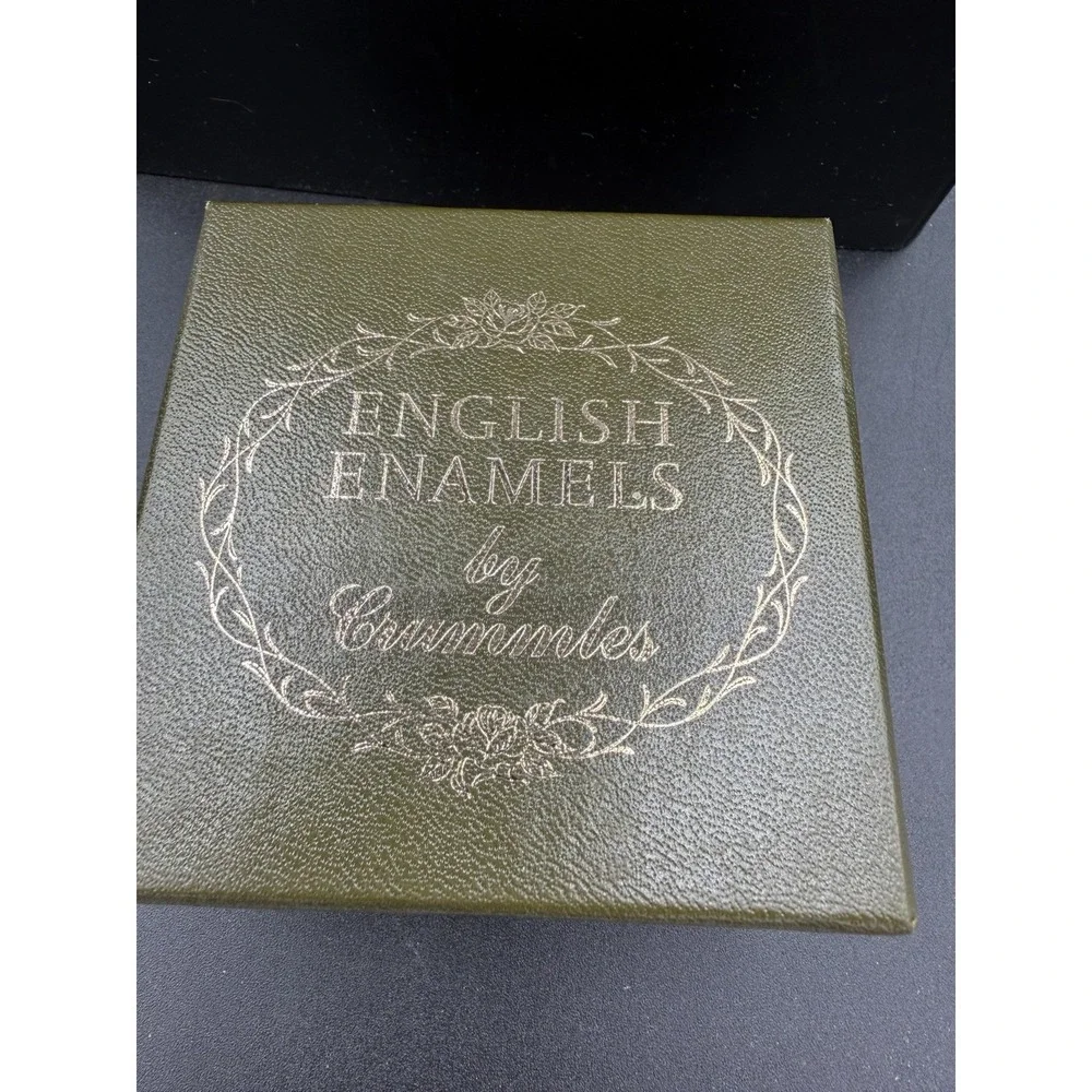 🐱🐞 English Enamels Crummles Kitten & Ladybug Trinket Box–Adorable Collectible!